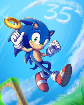 Sonic the hedgehog - fanart