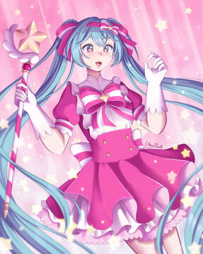 Miku Hatsune (song: Retry Now by Nakiso) - Fanart